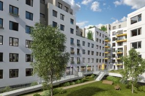 Nové byty - Praha 4 Modřany | Byty U Dubu | vizualizace vnitobloku